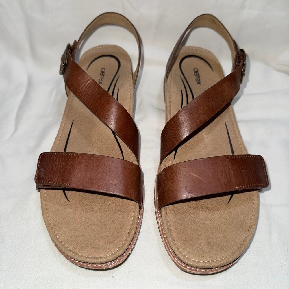 Women’s Brown Leather Strappy Sandals